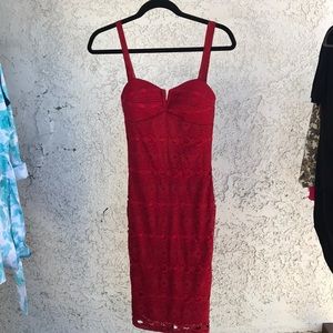 Red Lace dress